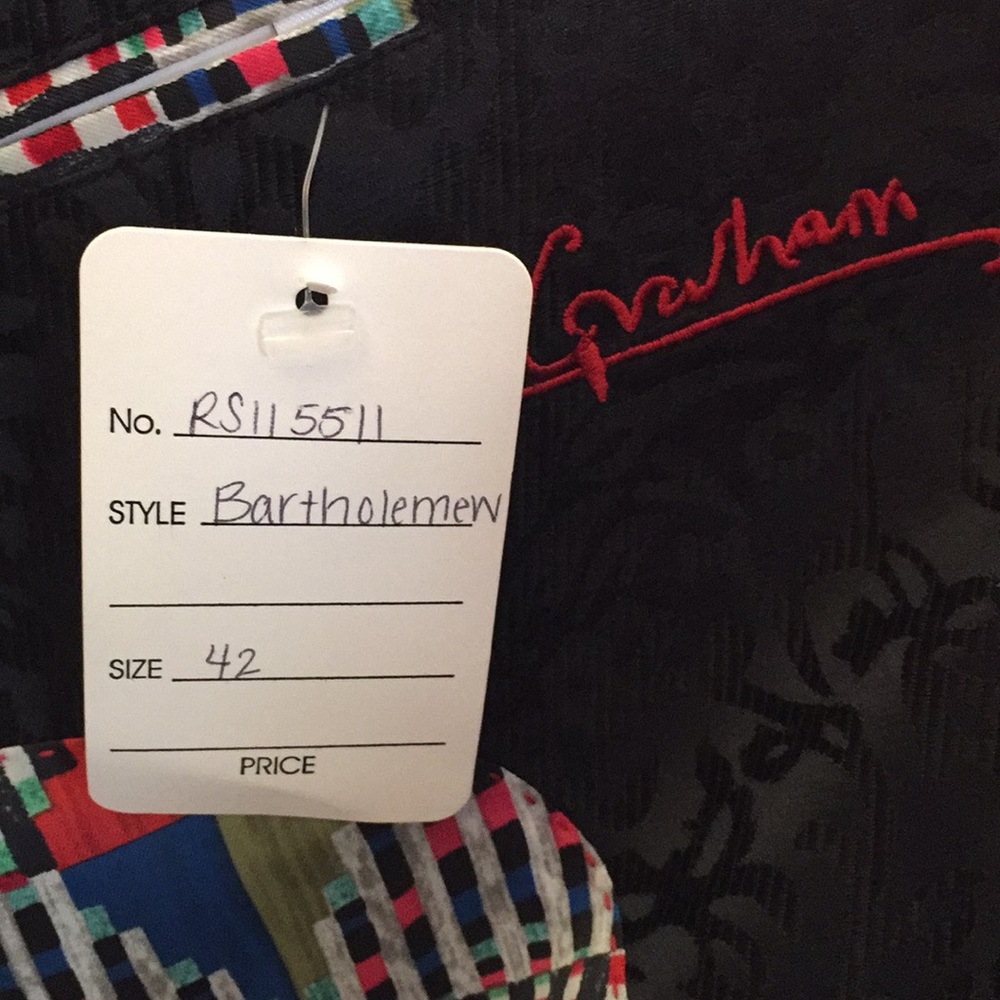 Robert Graham men’s sports jacket Black - Picture 7 of 8